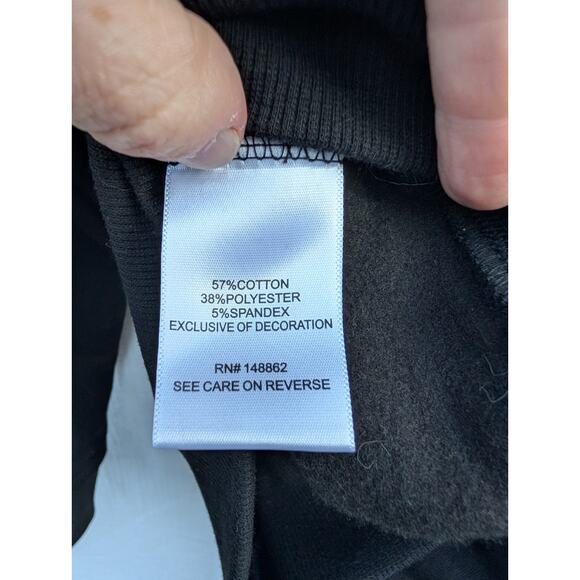 Torrid Rib Floral Classic Fit Super Soft Zip Sweatshirt Black SZ 0 L 12 NWT - Picture 6 of 7